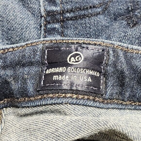AG Adriano Goldschmied Jeans Womens 27R Crop Dark Wash The Prima Cigarette 28x29 - Picture 11 of 15